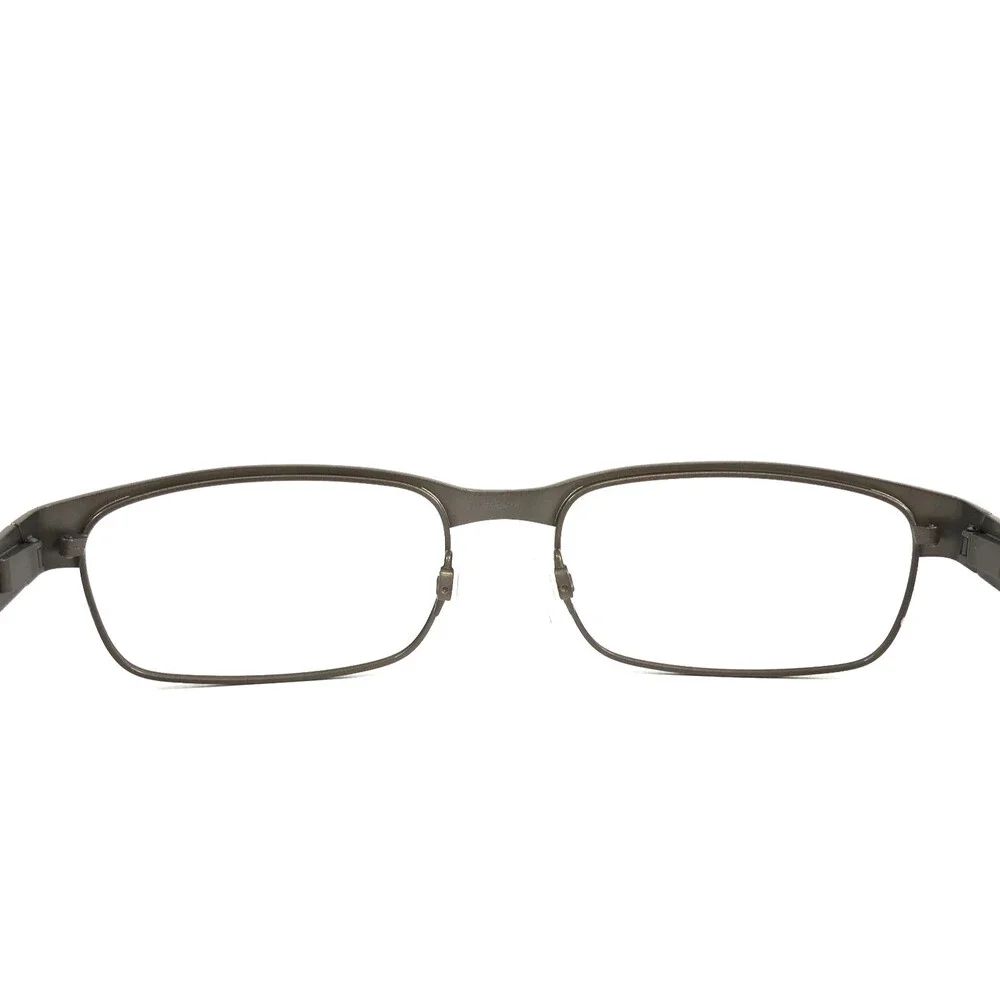 Oakley Eyeglasses Frames Metal Plate OX5038-0655 Brushed Chrome Gray 55-18-140